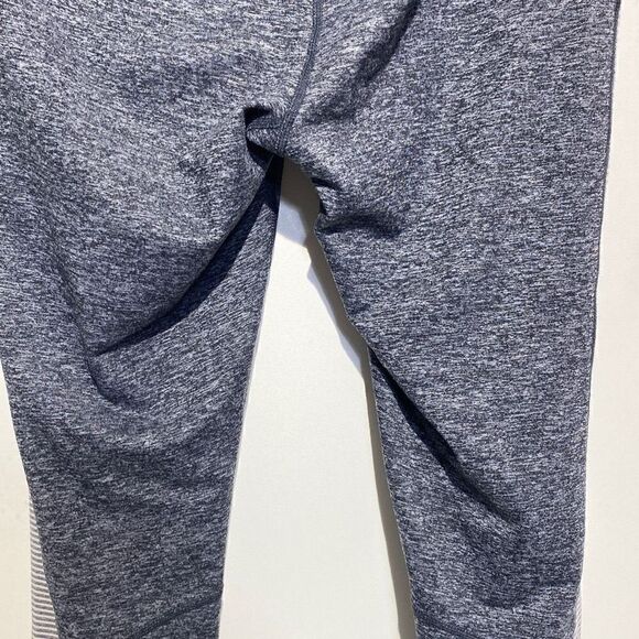Zella Women's Athletic High-Rise Side Stripes Work Out Leggings In Grey Size Med - Picture 8 of 16